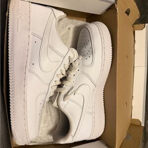 Nike White Low-Top Sneakers